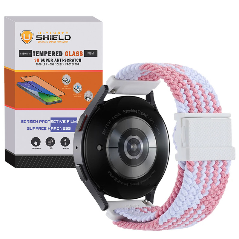بند آلتیمیت شیلد مدل Braided Magnet UL TW مناسب برای ساعت هوشمند امیزفیت GTR 47mm / GTR 3 / Stratos 3
