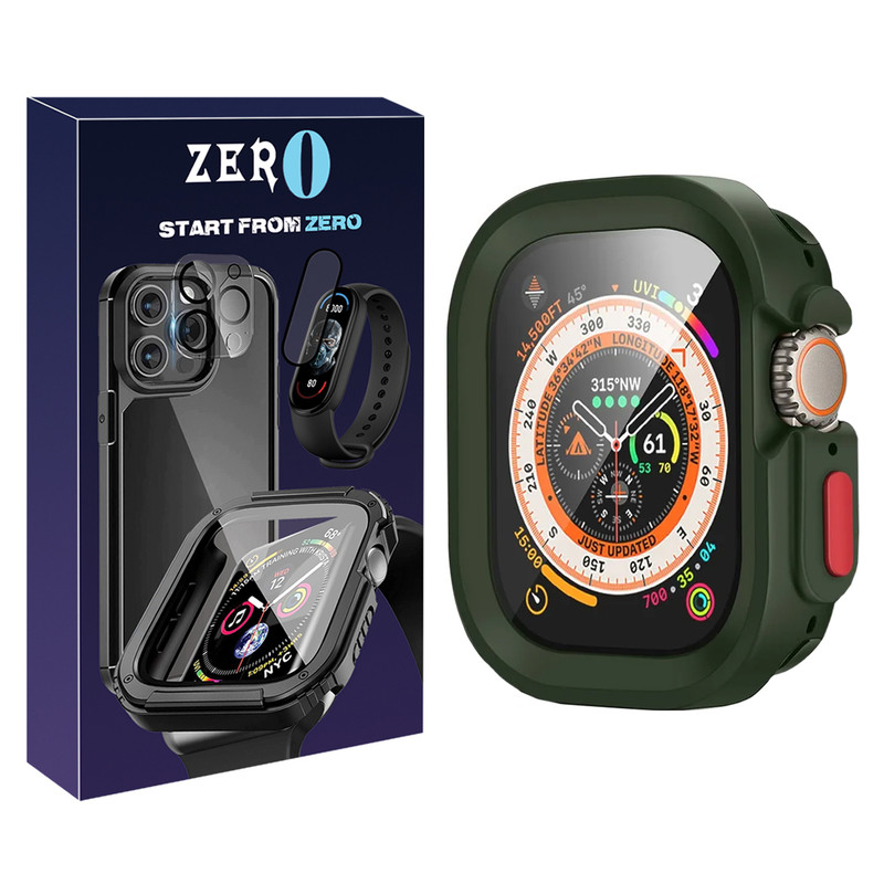 کاور زیرو مدل Armor Shield ZR مناسب برای ساعت هوشمند هاینو تکو T92 Ultra max / T93 Ultra max / T94 Ultra max / T89 Ultra max / T99 Ultra max 49mm به همراه محافظ صفحه نمایش