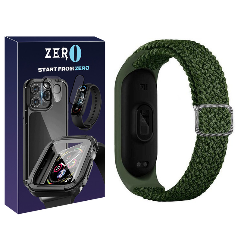 بند زیرو مدل Braided ZR مناسب برای ساعت هوشمند شیائومی Mi band 7/6