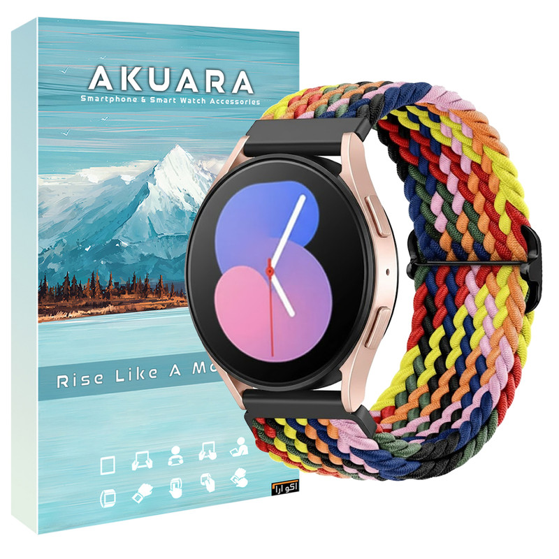 بند آکوآرا مدل Woven NCL AK مناسب برای ساعت هوشمند گلوریمی GX SPORT / GX Race 22mm