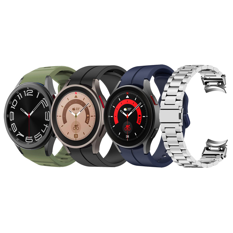 بند آکوآرا مدل Hawkul OG1 مناسب برای ساعت هوشمند سامسونگ Galaxy Watch 7 44mm مجموعه چهار عددی