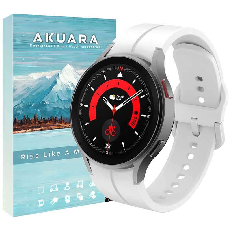 بند آکوآرا مدل Silica OG مناسب برای ساعت هوشمند سامسونگ Galaxy Watch 6 classic 43mm / 47mm