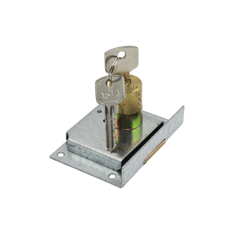 قفل کمدی آسیا مدل دوپله کد YP-7*5*3.5CM