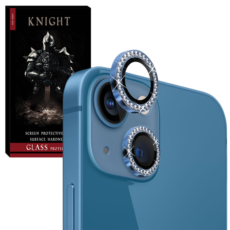 محافظ لنز دوربین فلزی نایت مدل RNG Diamond KT مناسب برای گوشی موبایل اپل iPhone 13