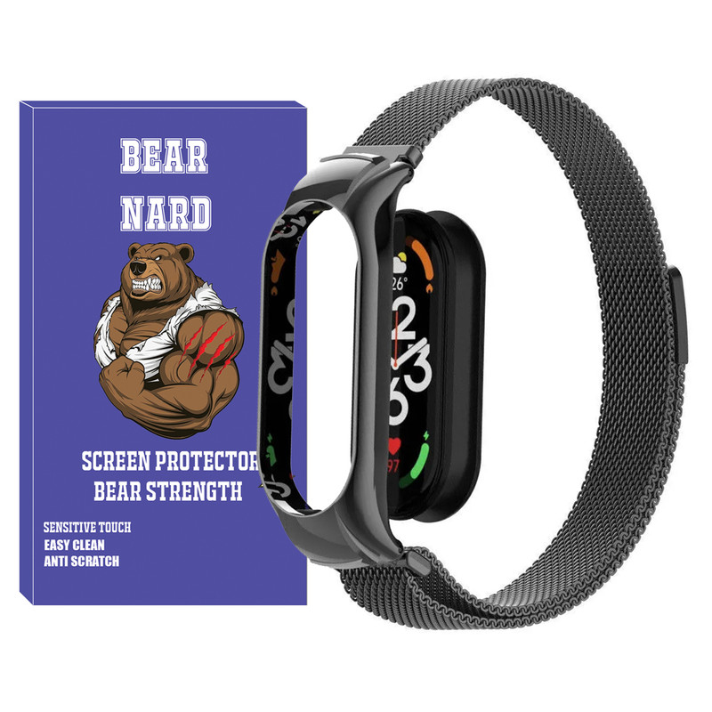 بند برنارد مدل Milanese BR مناسب برای ساعت هوشمند شیائومی Mi Band 7
