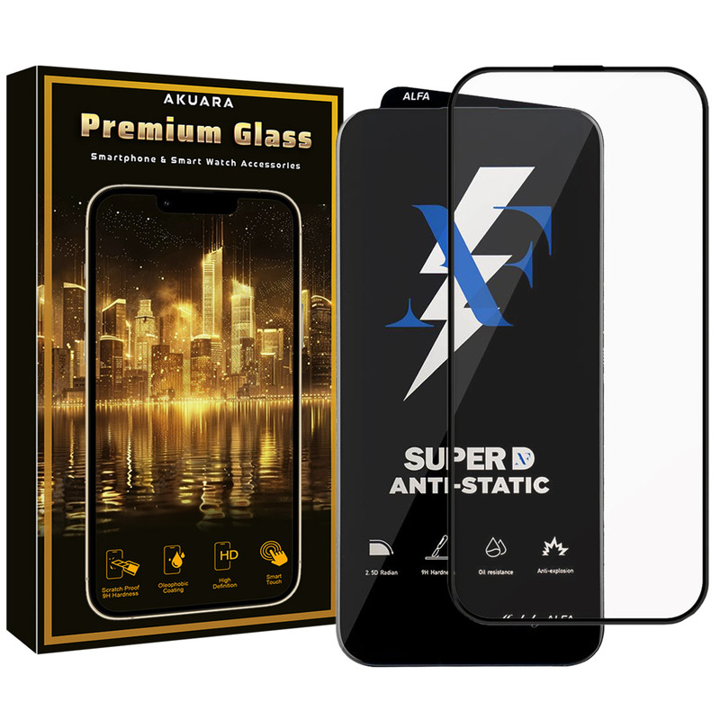 محافظ صفحه نمایش آکوآرا مدل Premium SuperD ASD1 مناسب برای گوشی موبایل اپل iphone 13
