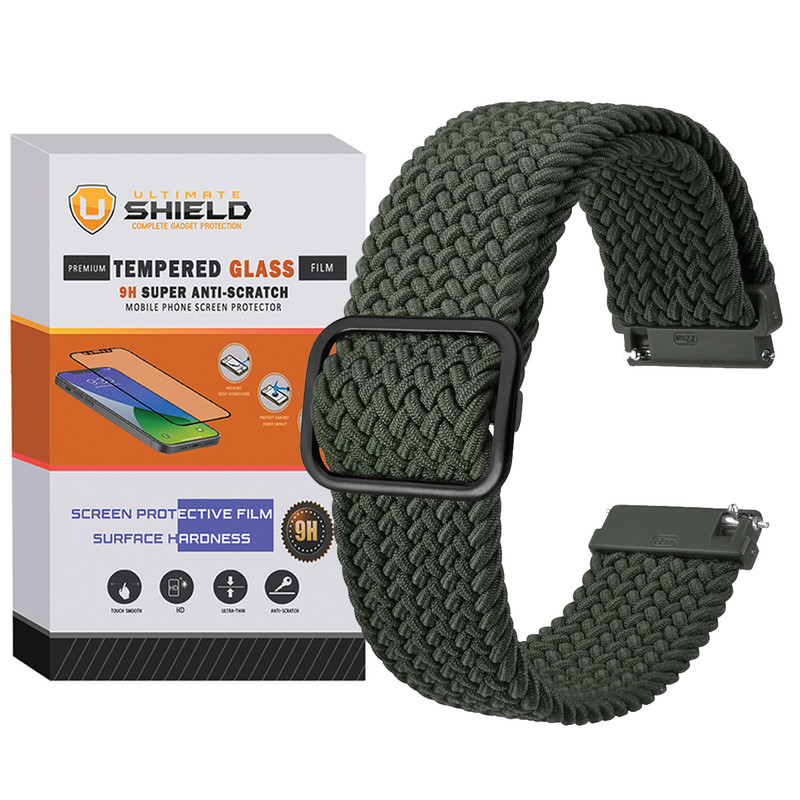 بند آلتیمیت شیلد مدل Braided UL TW مناسب برای ساعت هوشمند جوی روم JR-FC1 Classic