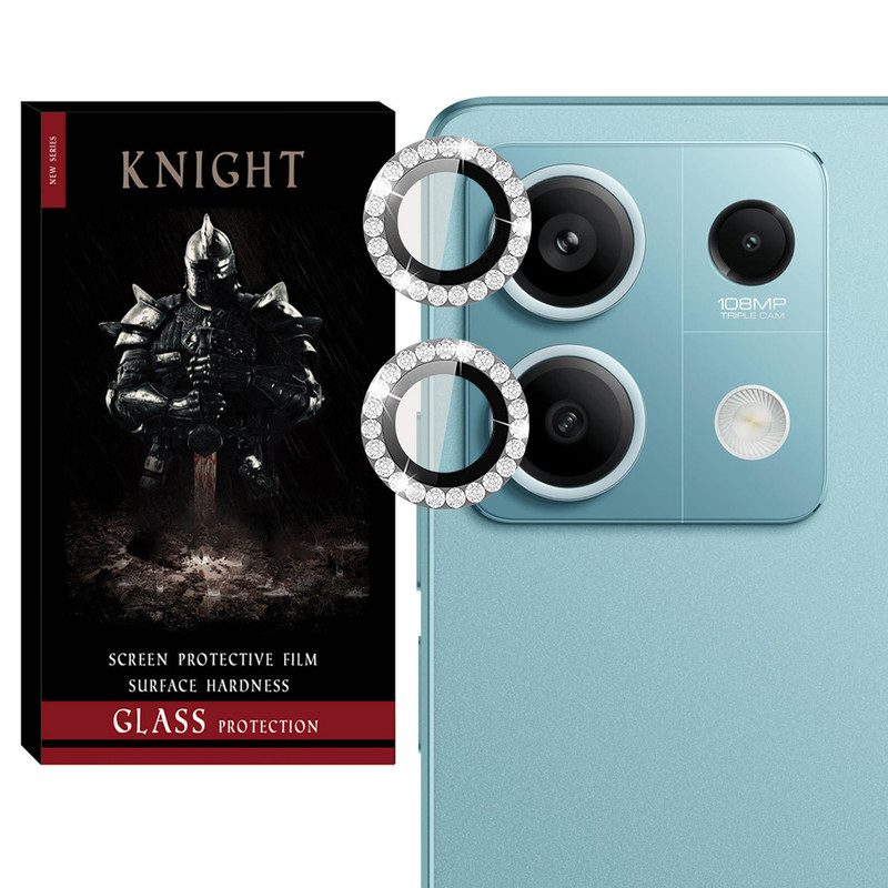 محافظ لنز دوربین نایت مدل RNG Diamond KT مناسب برای گوشی موبایل شیائومی Redmi Note 13 Pro 5G