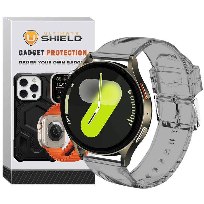 بند آلتیمیت شیلد مدل CL Silicone مناسب برای ساعت هوشمند سامسونگ Galaxy Watch 4 40mm / Watch 4 44mm / Watch 4 Classic 42mm / Watch 4 Classic 46mm