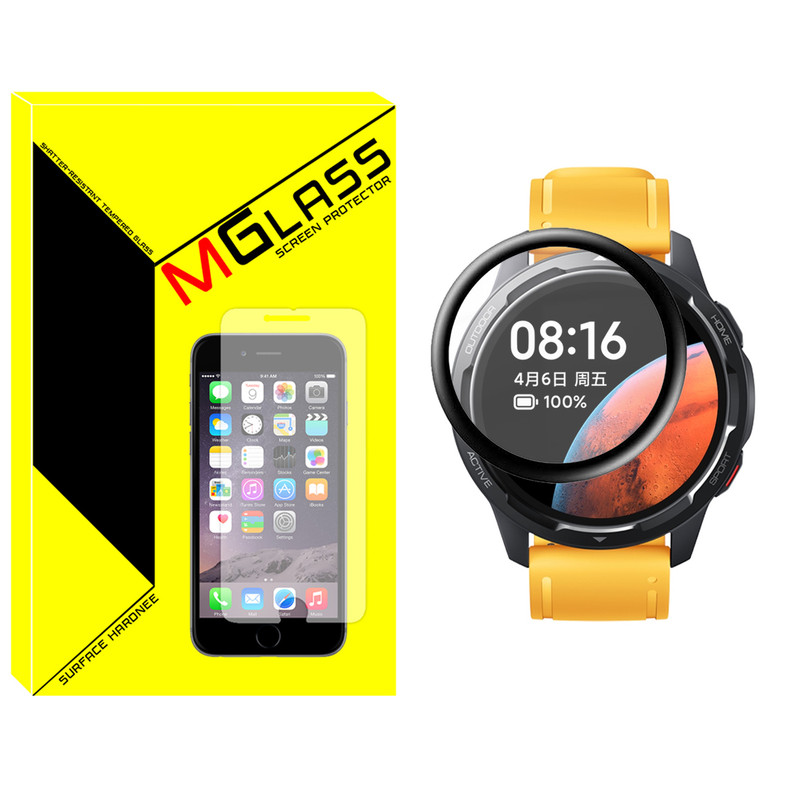 محافظ صفحه نمایش ام گلس مدل GLS_Pmma مناسب برای ساعت هوشمند شیائومی Mi Watch Color 2