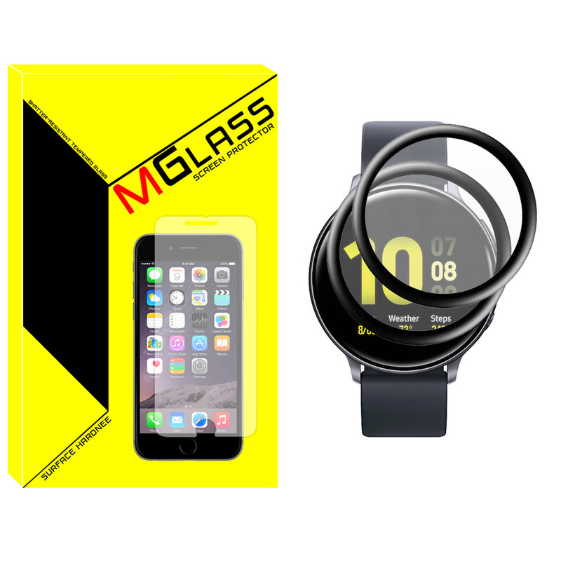 محافظ صفحه نمایش نانو ام گلس مدل NMG مناسب برای ساعت هوشمند سامسونگ Watch Active 44mm بسته دو عددی