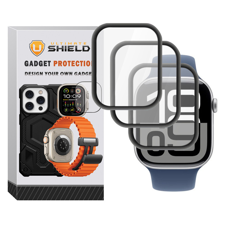محافظ صفحه نمایش آلتیمیت شیلد مدل Pmma-UL مناسب برای اپل واچ Series 11 42mm بسته سه عددی