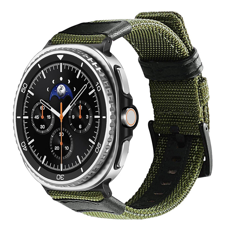 بند آلتیمیت شیلد مدل Military nylon NV8 BK مناسب برای ساعت هوشمند سامسونگ Galaxy Watch 8 Classic 46mm