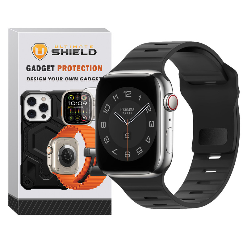 بند آلتیمیت شیلد مدل Spig Sport UL مناسب برای اپل واچ سری Se/Ultra/1/2/3/4/5/6/7/8/9 سایز 42/44/45/49 میلی متری