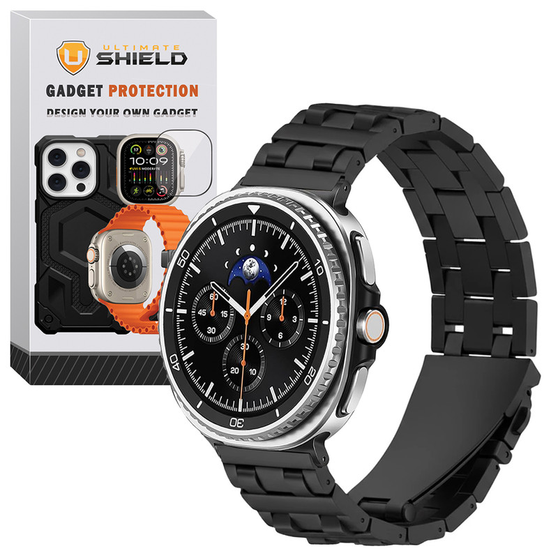 بند آلتیمیت شیلد مدل Prime 5Row NV8 مناسب برای ساعت هوشمند سامسونگ Galaxy Watch 8 40mm / Watch 8 44mm / Watch 8 Classic 46mm