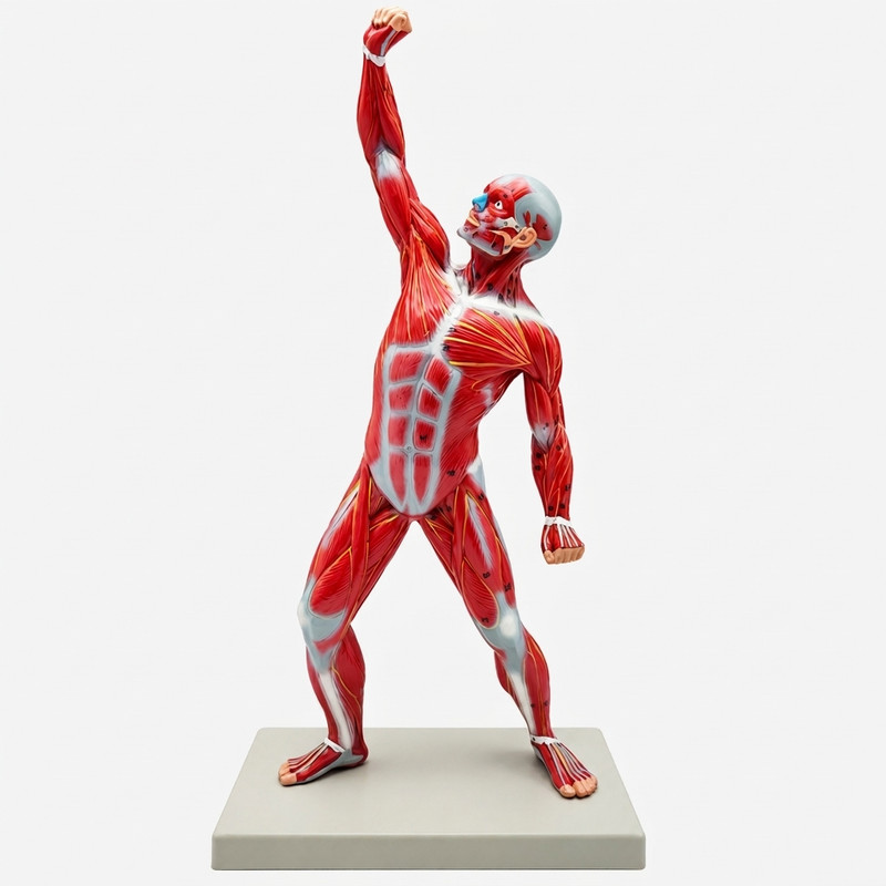 بازی آموزشی مدل مولاژ عضلات انسان کد 3D 
