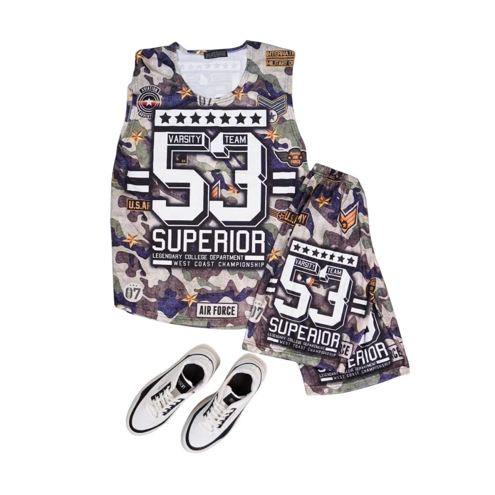 ست رکابی شلوارک مردانه مدل 53