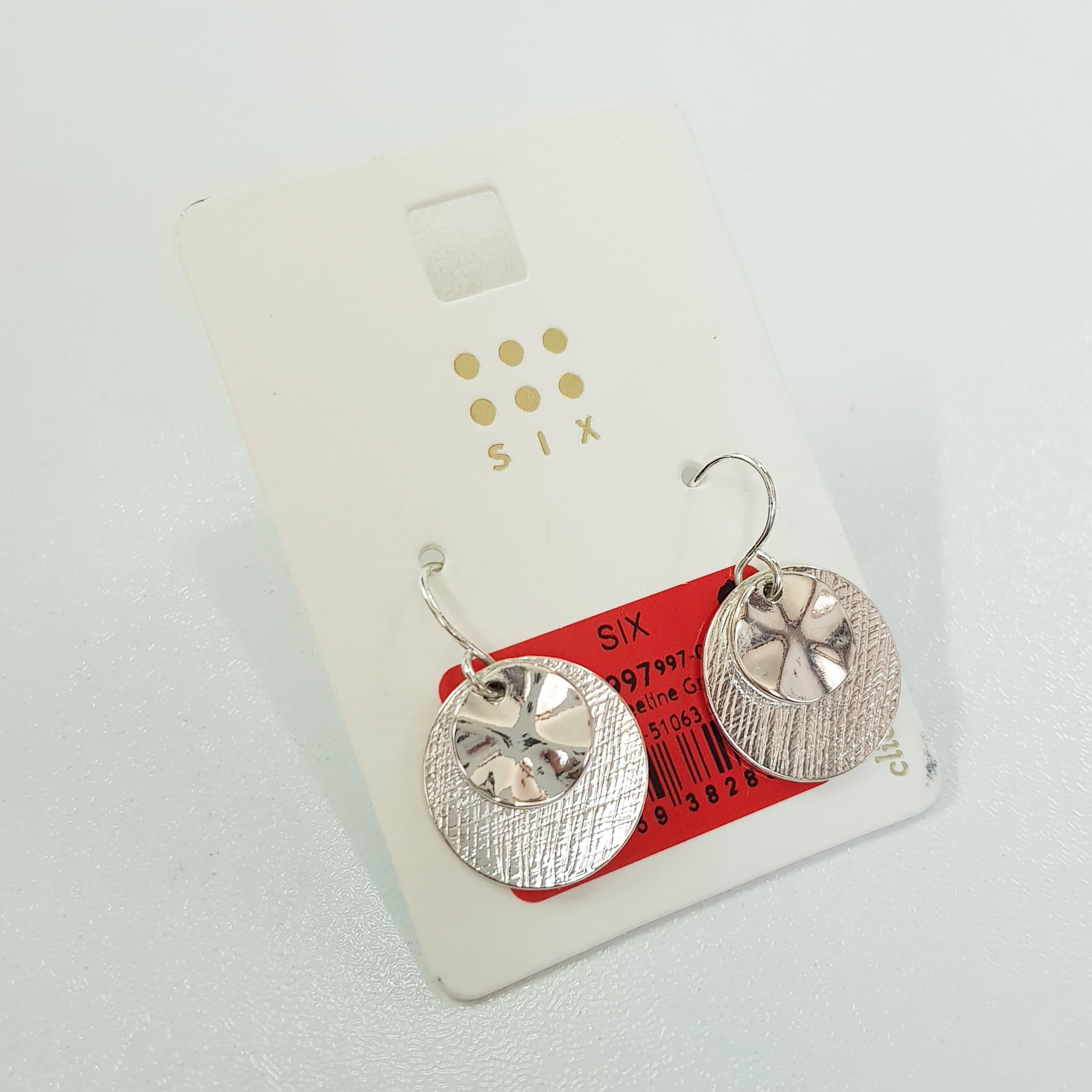 گوشواره عصایی نقره ای آویز دار ، کار بسیار زیبا و مینیمال