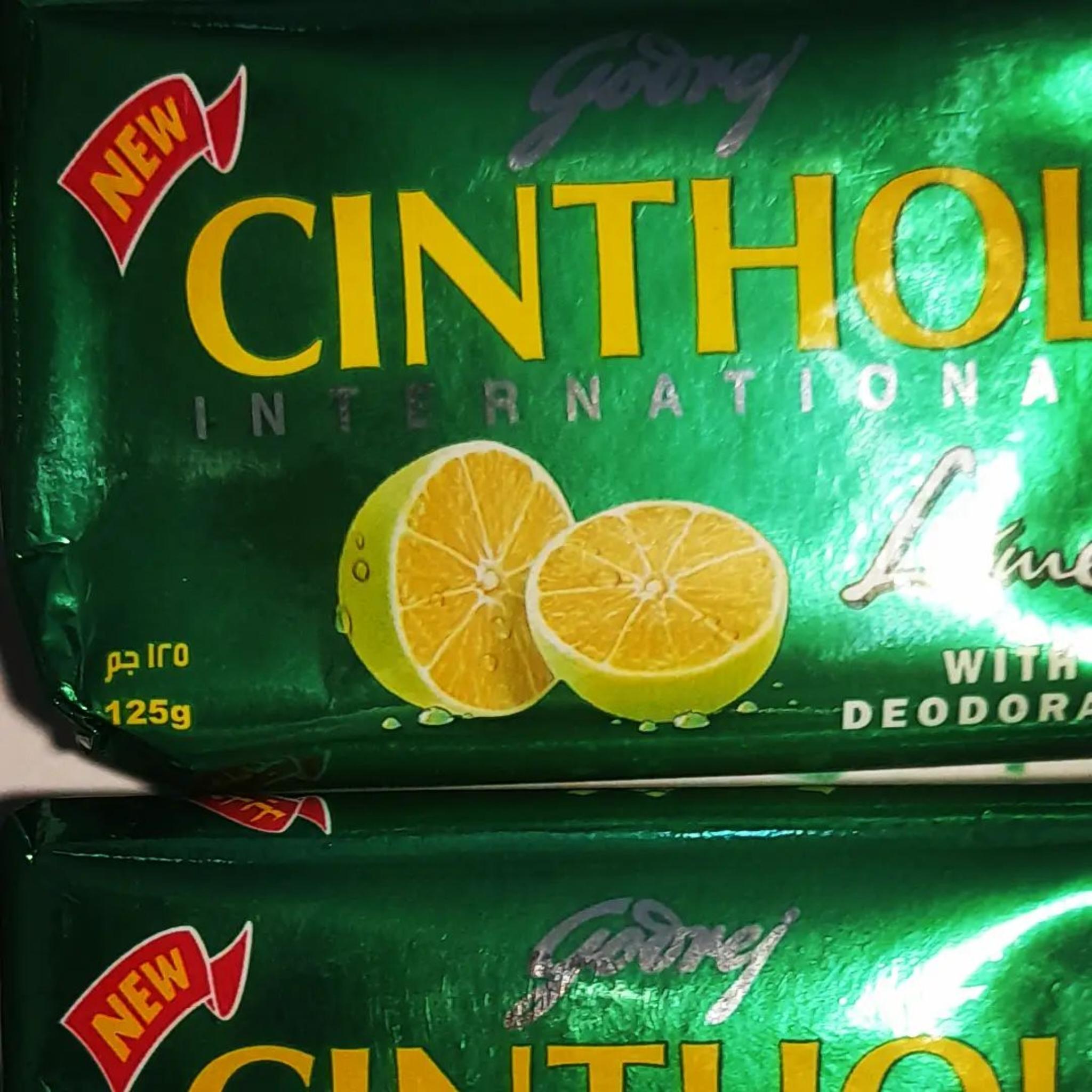 صابون سینثول لیمویی معطر وزن ۱۲۵ گرم