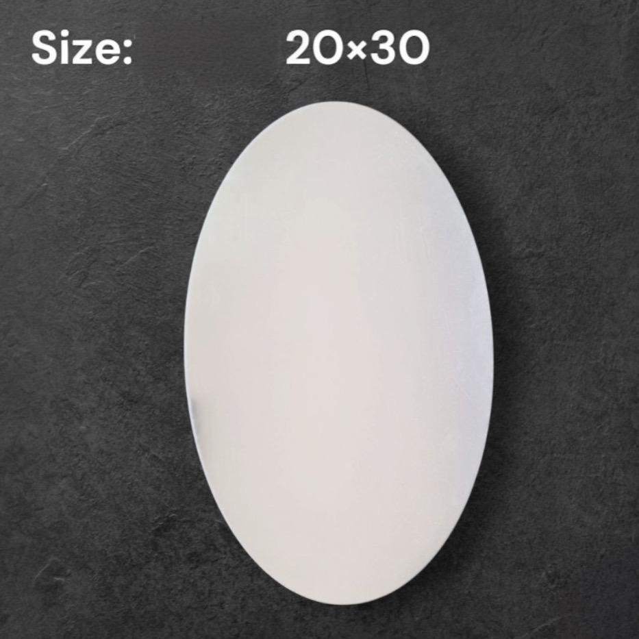 آینه چسبی نشکن بیضی ۲۰×۳۰