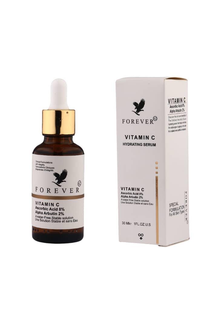 سرم ویتامین c برند فوراور 30 میل ضد لک - ضد پیری و چروک پوست