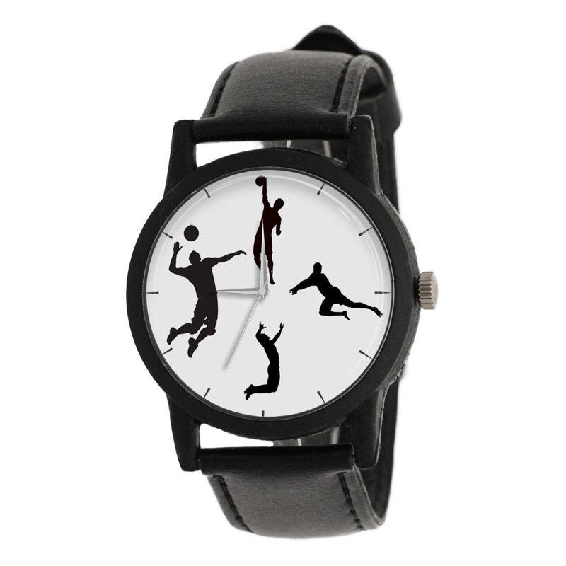 ساعت مچی عقربه ای مردانه طرح والیبال مدل LF1232