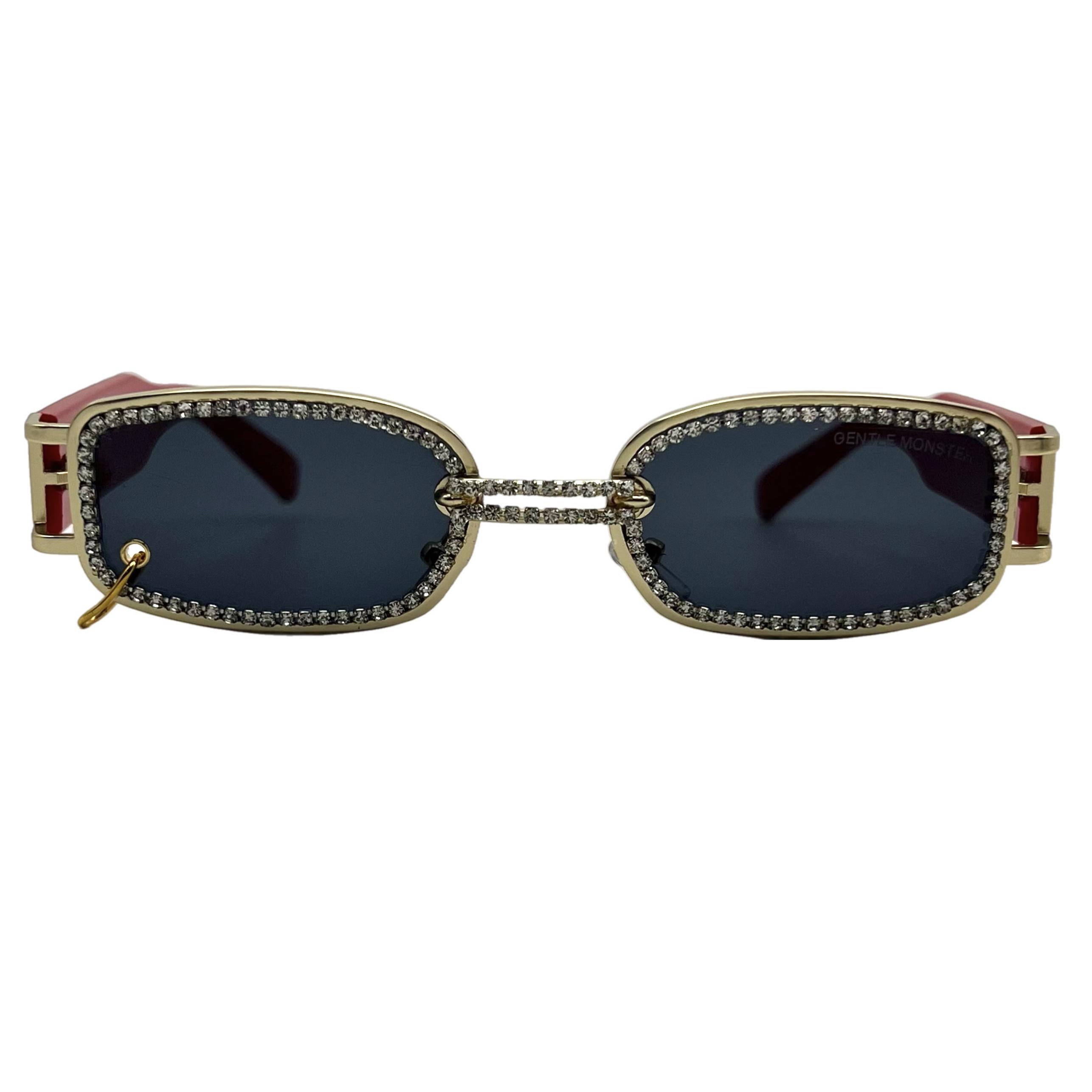 عینک آفتابی زنانه جنتل منستر پیر سینگ دار عدسی uv400