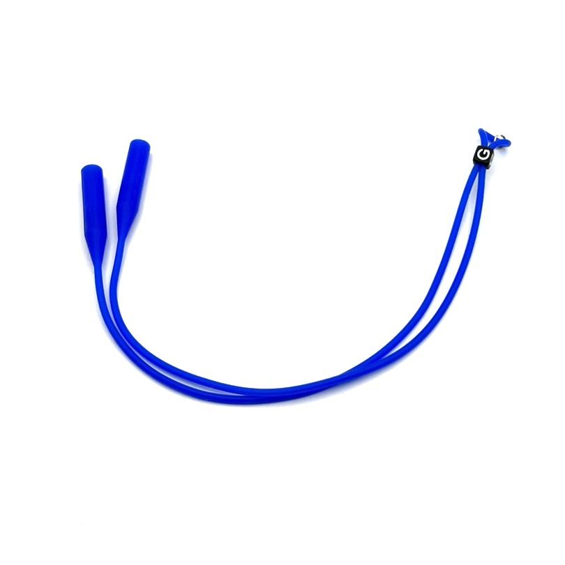 بند عینک سیلیکونی ابی بسته دو عددی