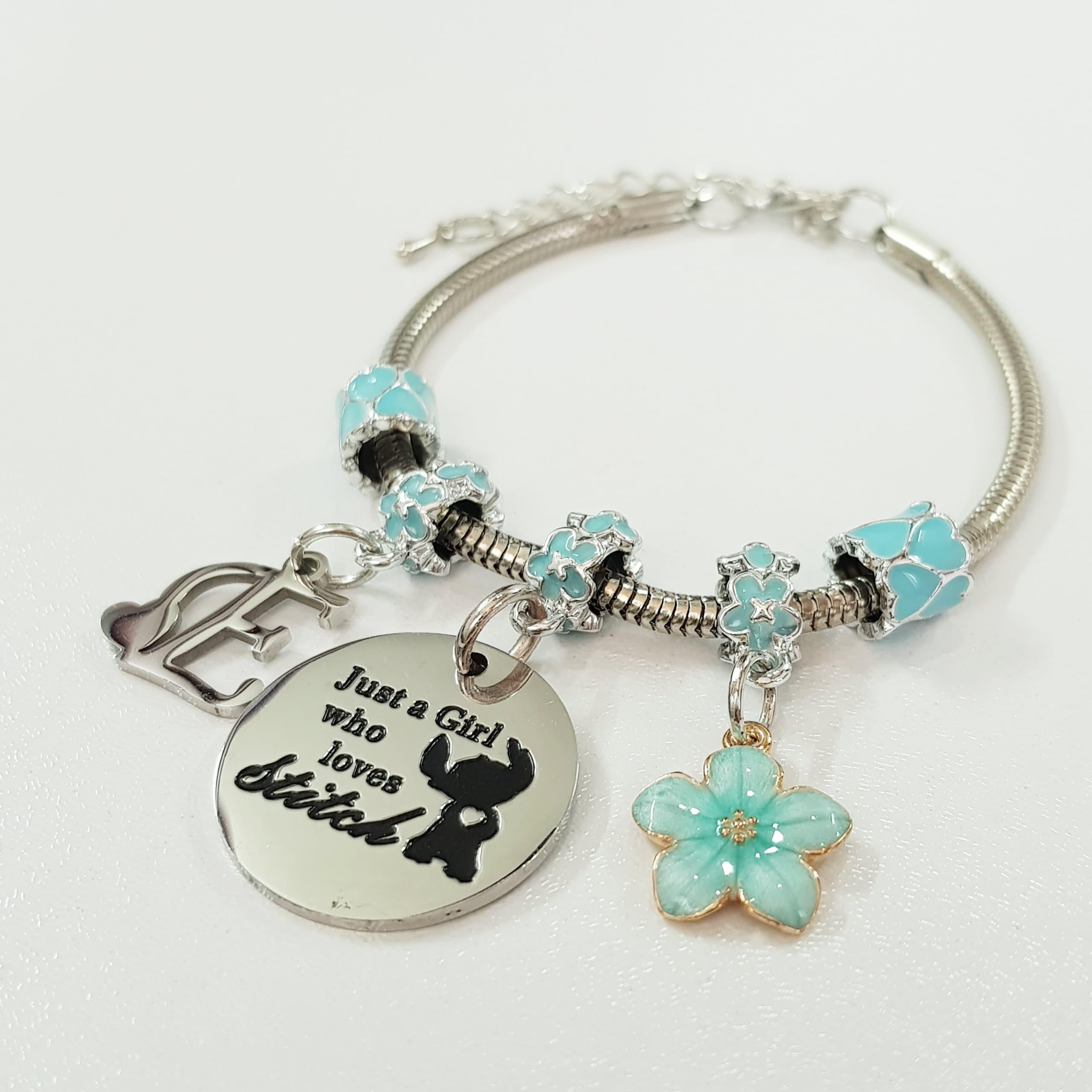 دستبند پاندورا نقره ای آویز استیل فری سایز