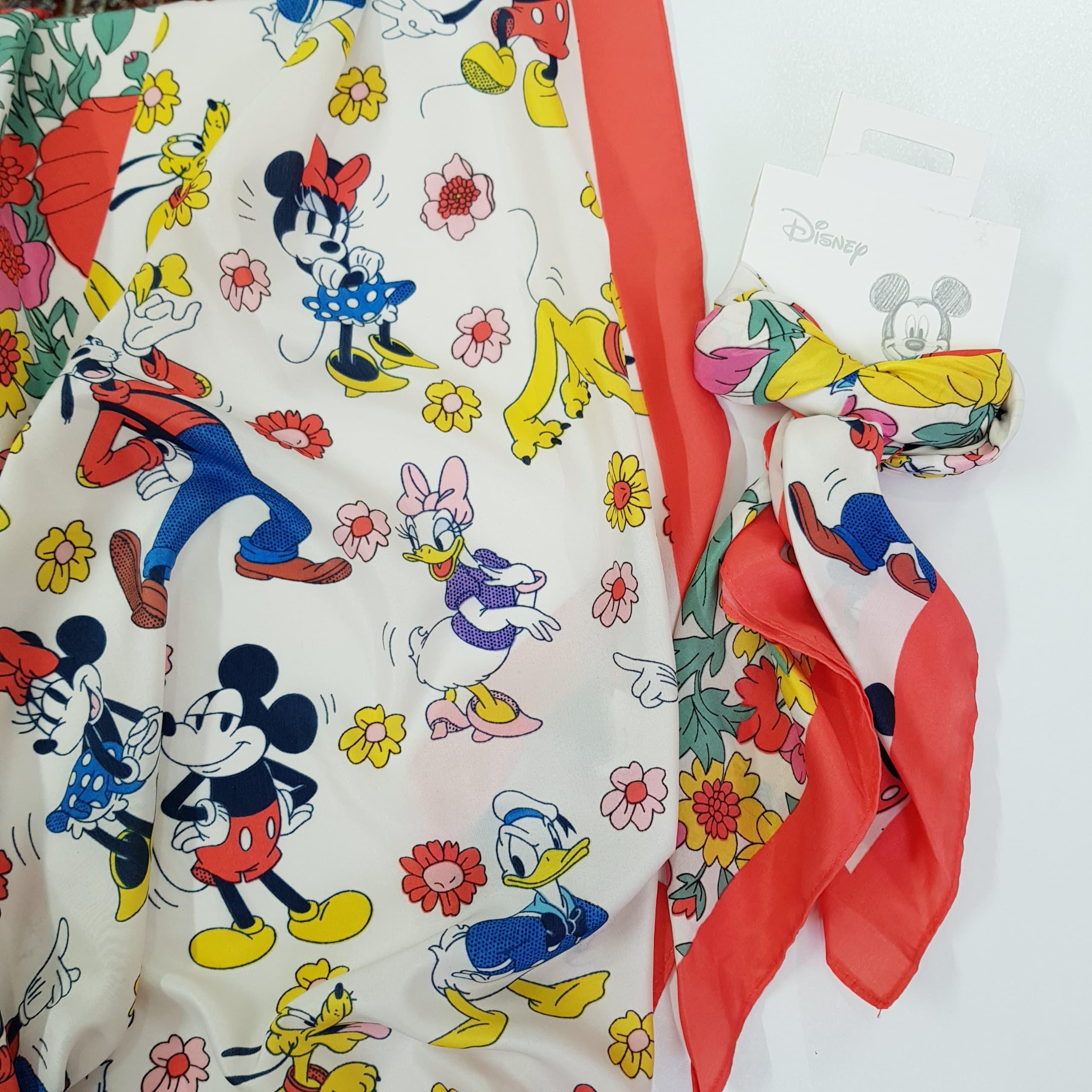 مینی اسکارف گلدار طرح شخصیت های دیزنی