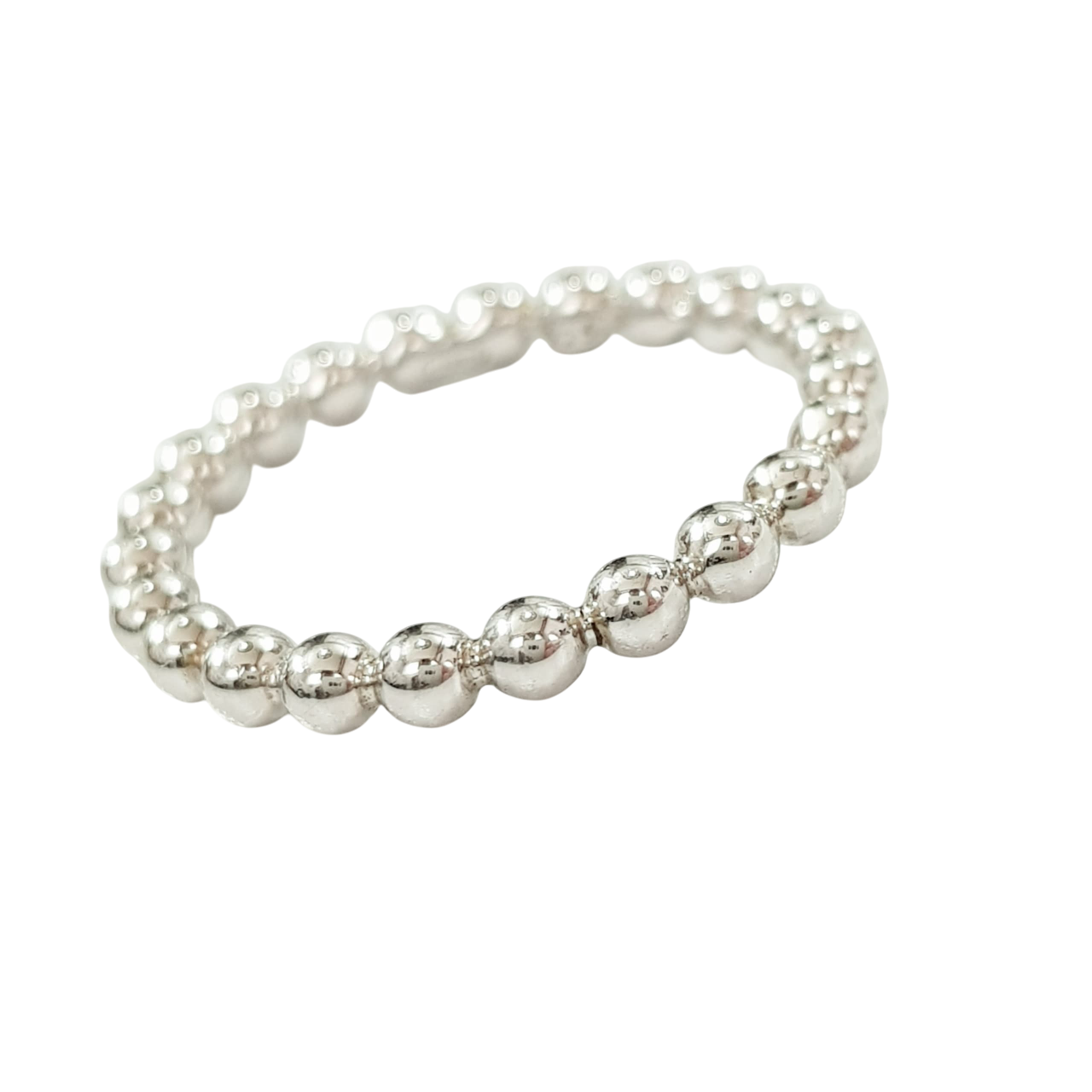 انگشتر حلقه نقره عیار ۹۲۵ طرح گوی برند TOSH