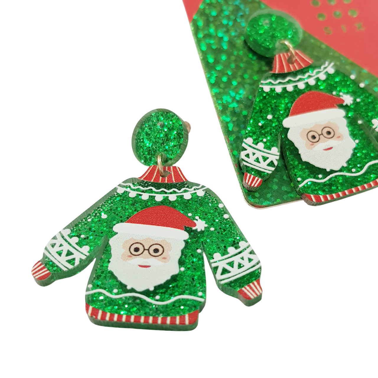 گوشواره کریسمسی بابانوئل برند Six کد ۱۰۰۹۱