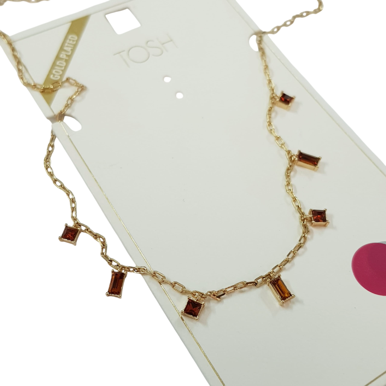 گردنبند آویز دار با آبکاری طلا برند Tosh کد ۱۸۰۹۶