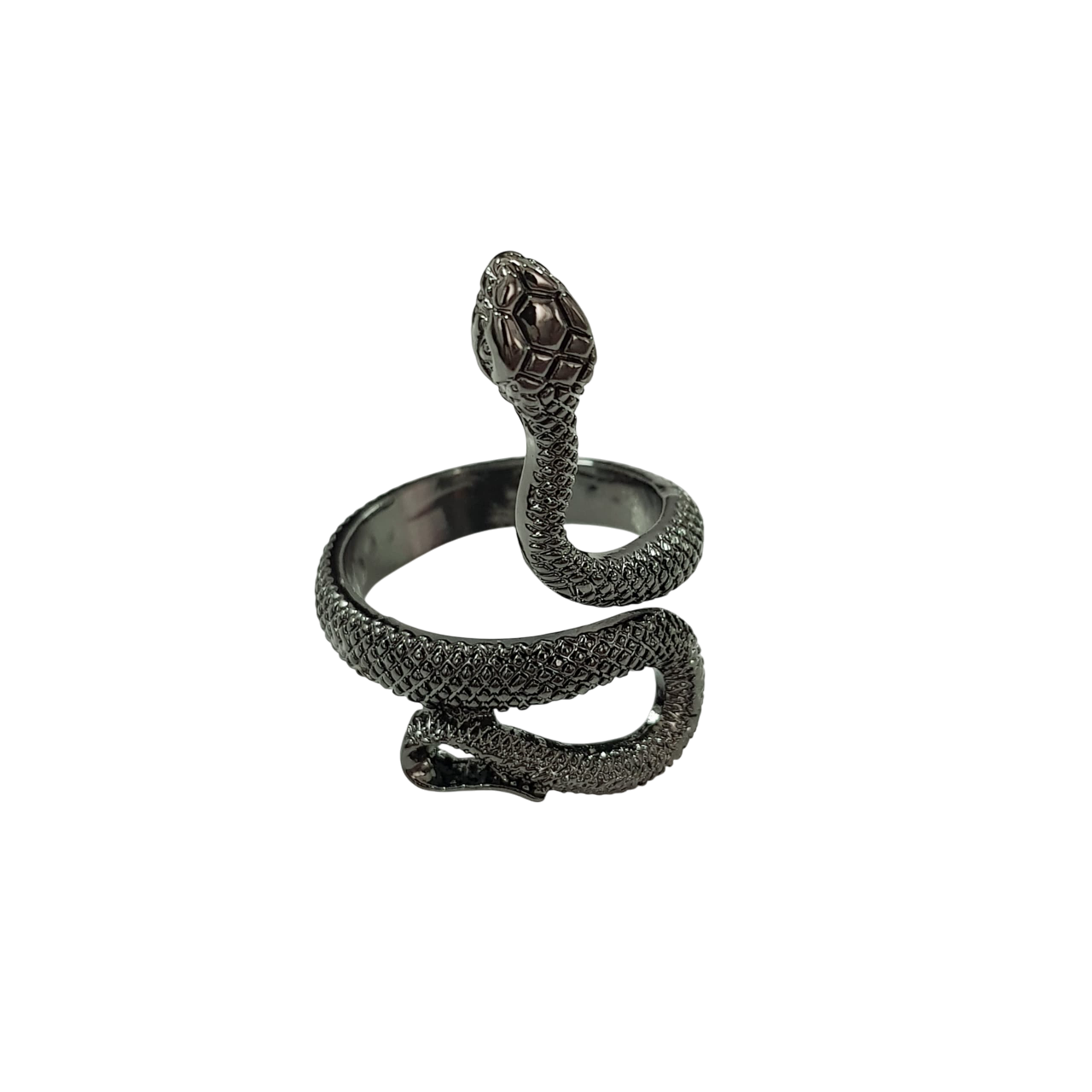 انگشتر مشکی طرح مار سایز ۸ برند TOSH کد ۱۹۰۹۱