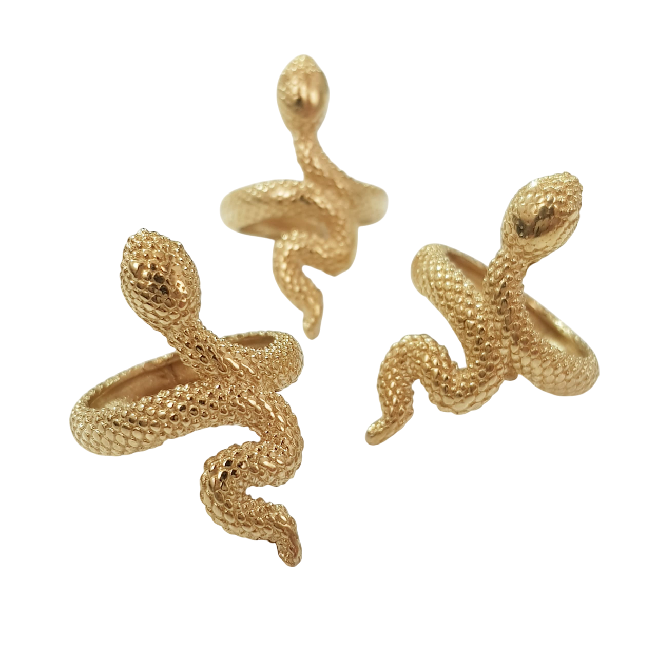 انگشتر طلاروس طرح مار سایز۸-۹ برند ژوپیر Xupier کد ۱۹۰۹۳