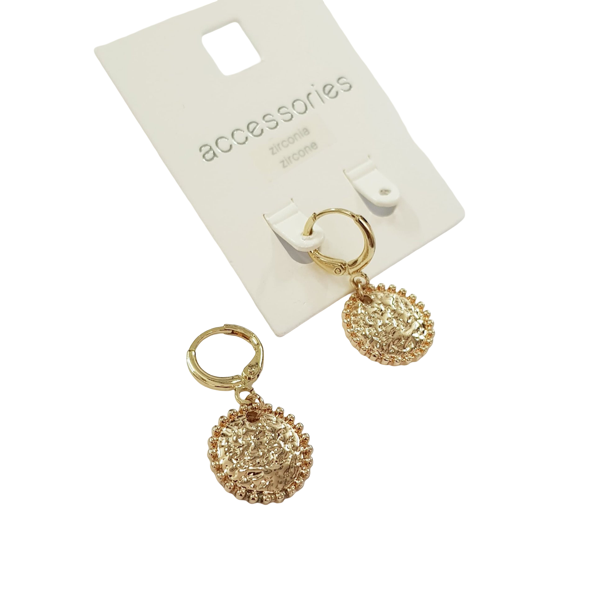 گوشواره طلایی قفلی آویز دار ، از برند آلمانی Accessories ، کد ۲۷۰۴۰۱