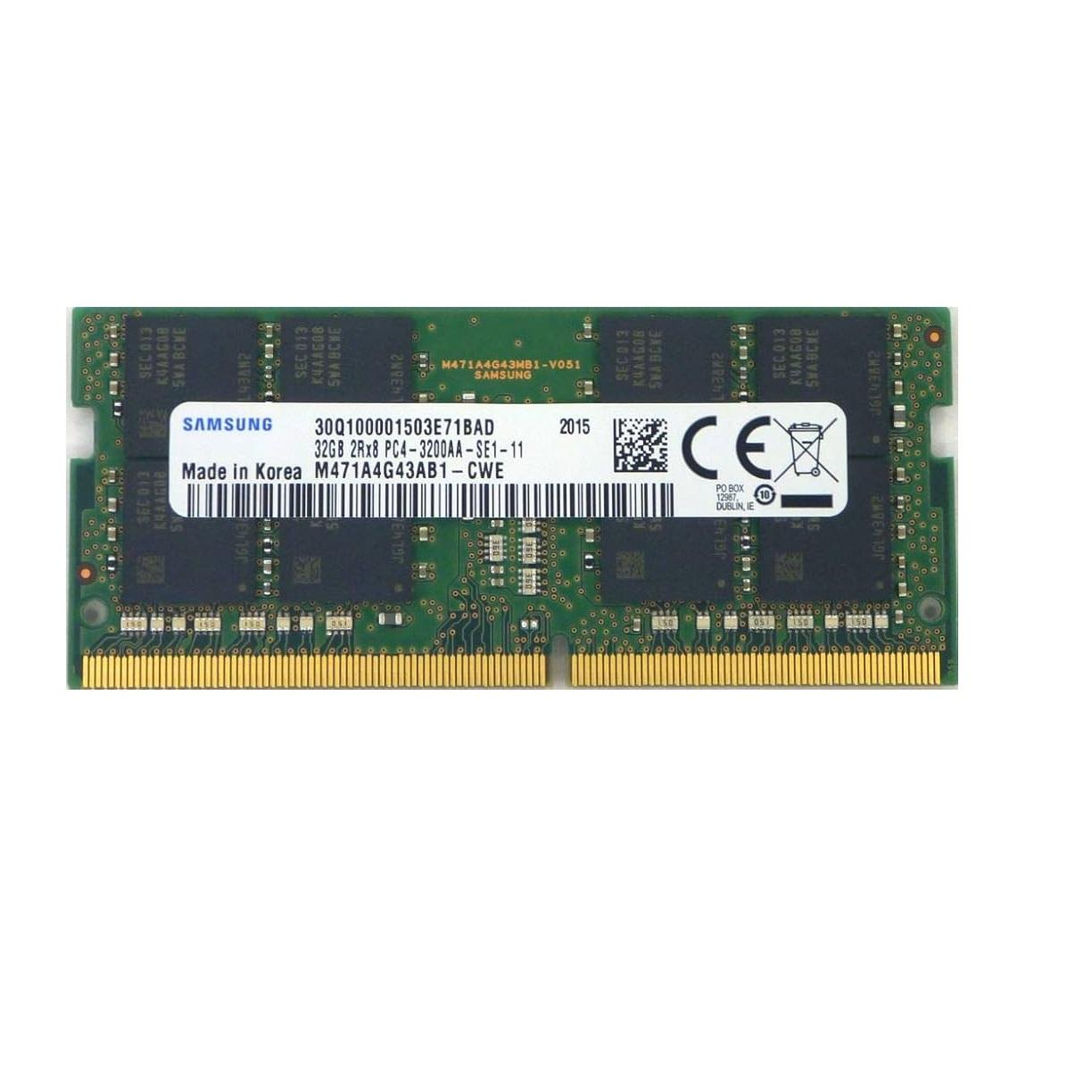 رم لپ تاپ سامسونگ RAM SAMSUNG DDR4 32GB 3200MHz