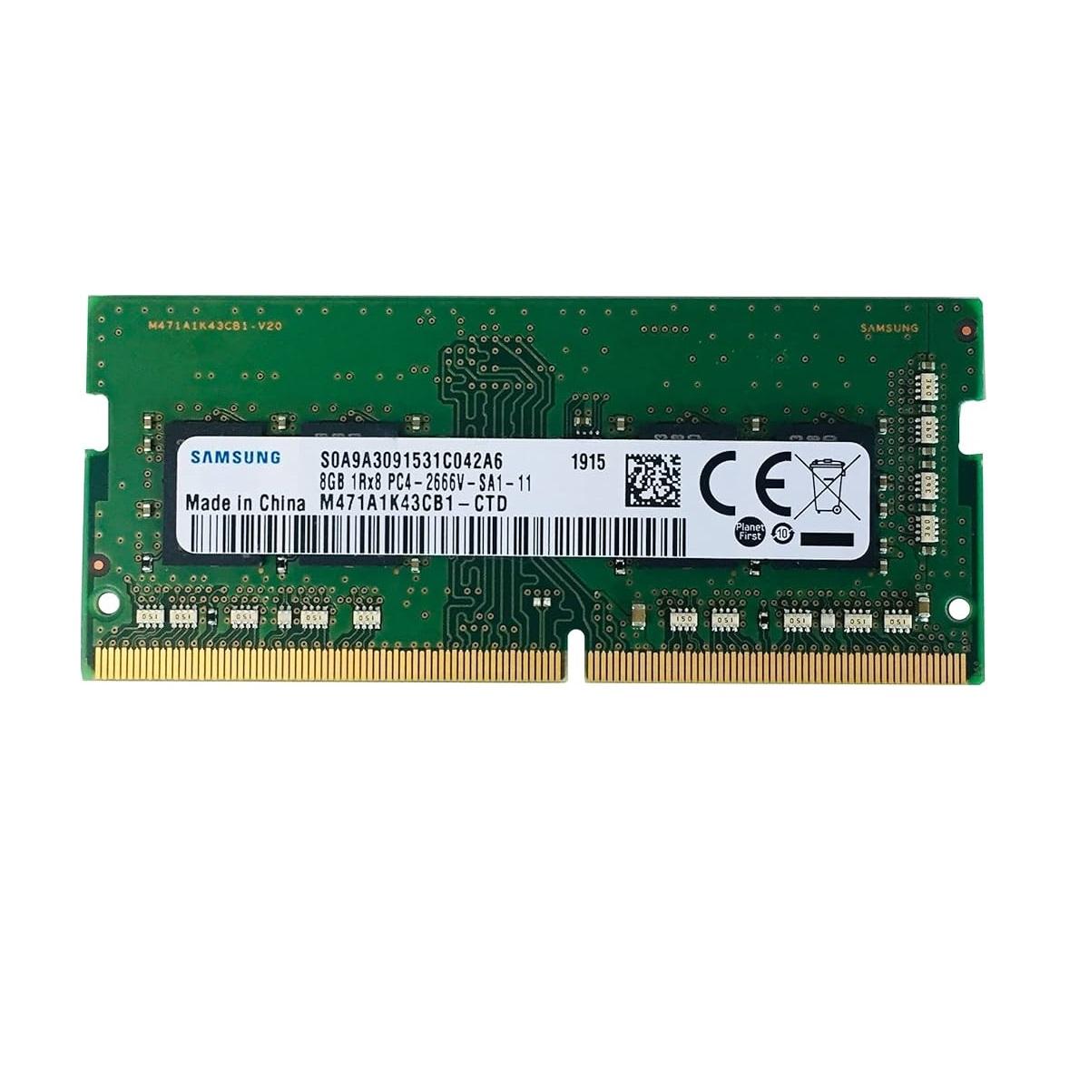 رم لپ تاپ سامسونگ مدل DDR4 2666MHZ ظرفیت 8 گیگابایت