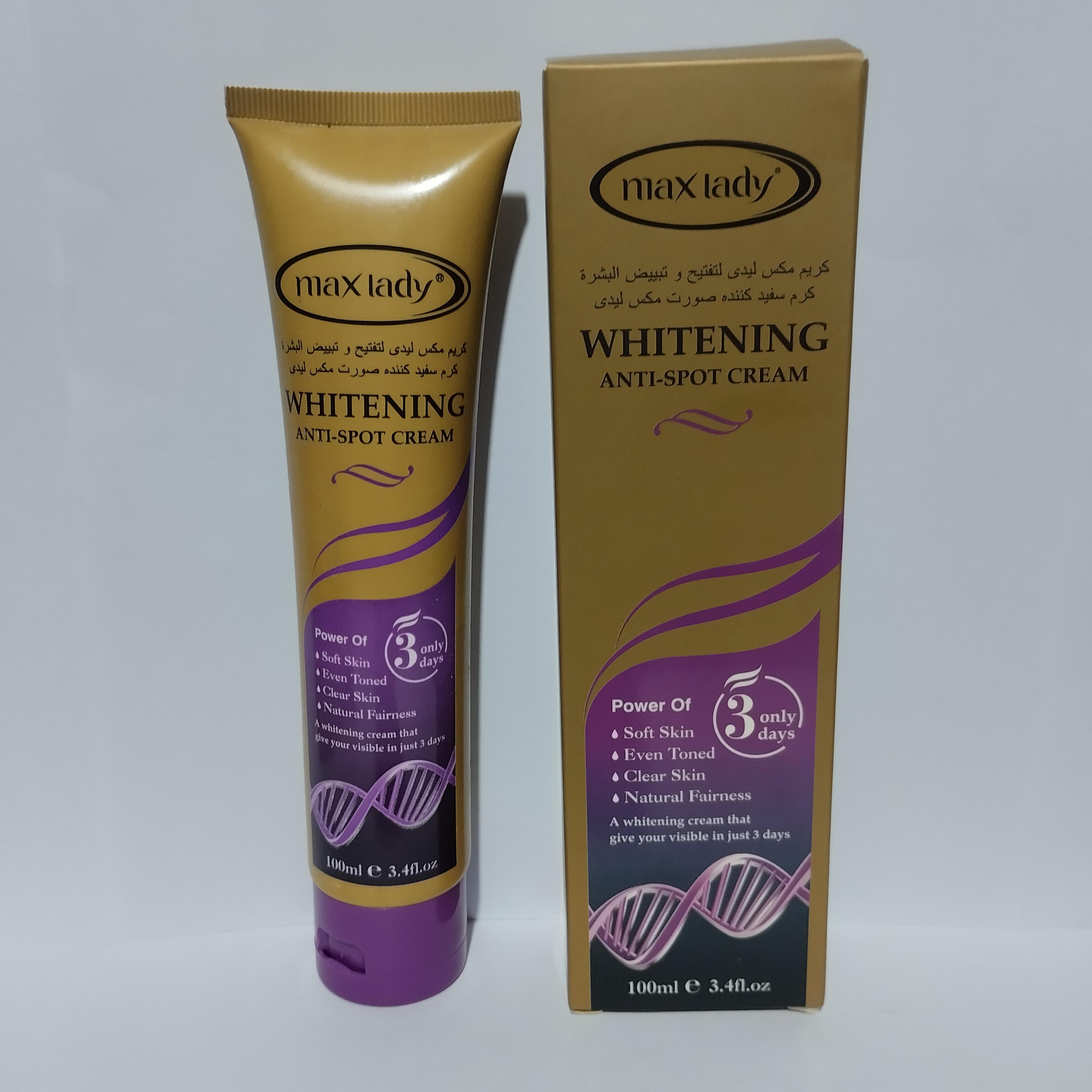 کرم روشن‌کننده و ضدلک مکس لیدی Max Lady Whitening Anti-Spot Cream