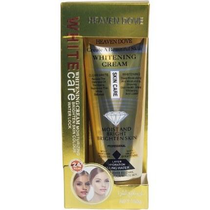 کرم تیوپی مراقبت از پوست سفید کننده و آبرسان پوست برند هیون داو HEAVEN DOVE کارتن طلایی 150 گرم